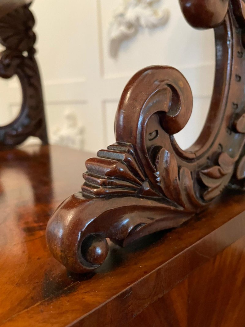 Fine Quality Antique Victorian Mahogany Dressing Mirror - Image 3